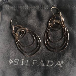 Silpada dangle earrings silver